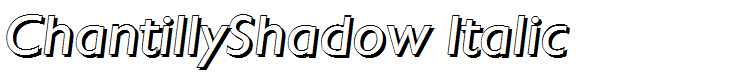 ChantillyShadow Italic